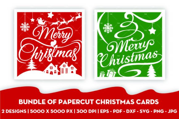Bundle of Papercut Christmas Cards Review