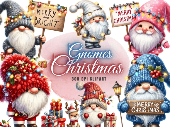 Christmas Clipart - Christmas Gnome PNG Review for Illustrations
