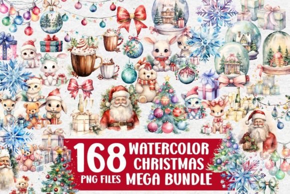 Christmas Mega Bundle, Christmas Clipart: A Seller's Review of Seasonal Illustrations