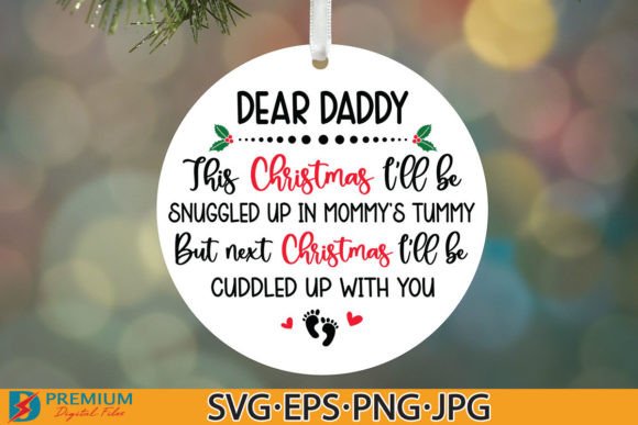 Funny New Daddy Christmas Ornament, Dad Crafts Review