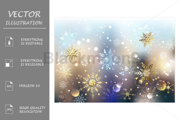 Morning Golden Snowflakes: A Premium Backgrounds Review